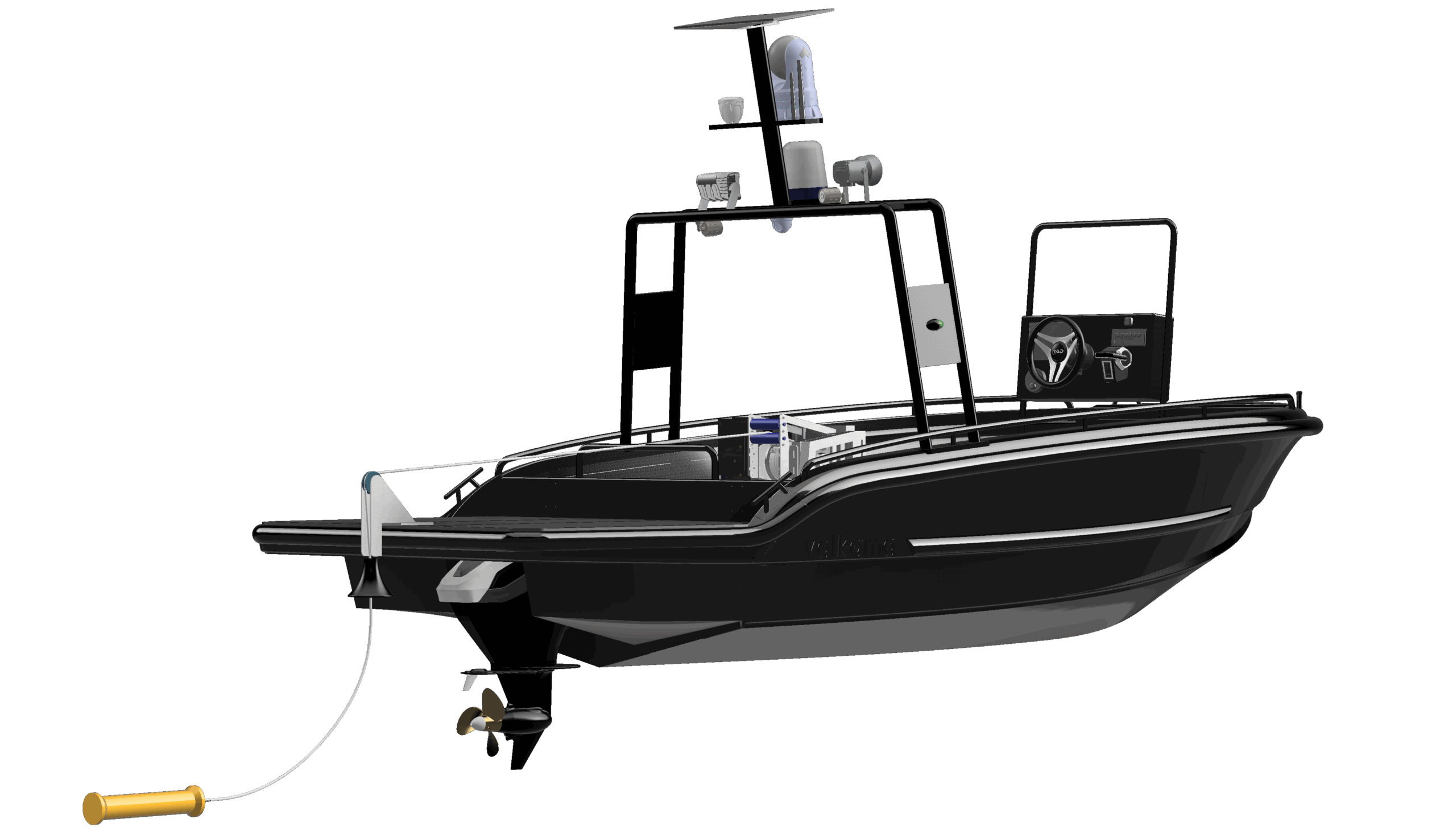 Rear diagonal cover off